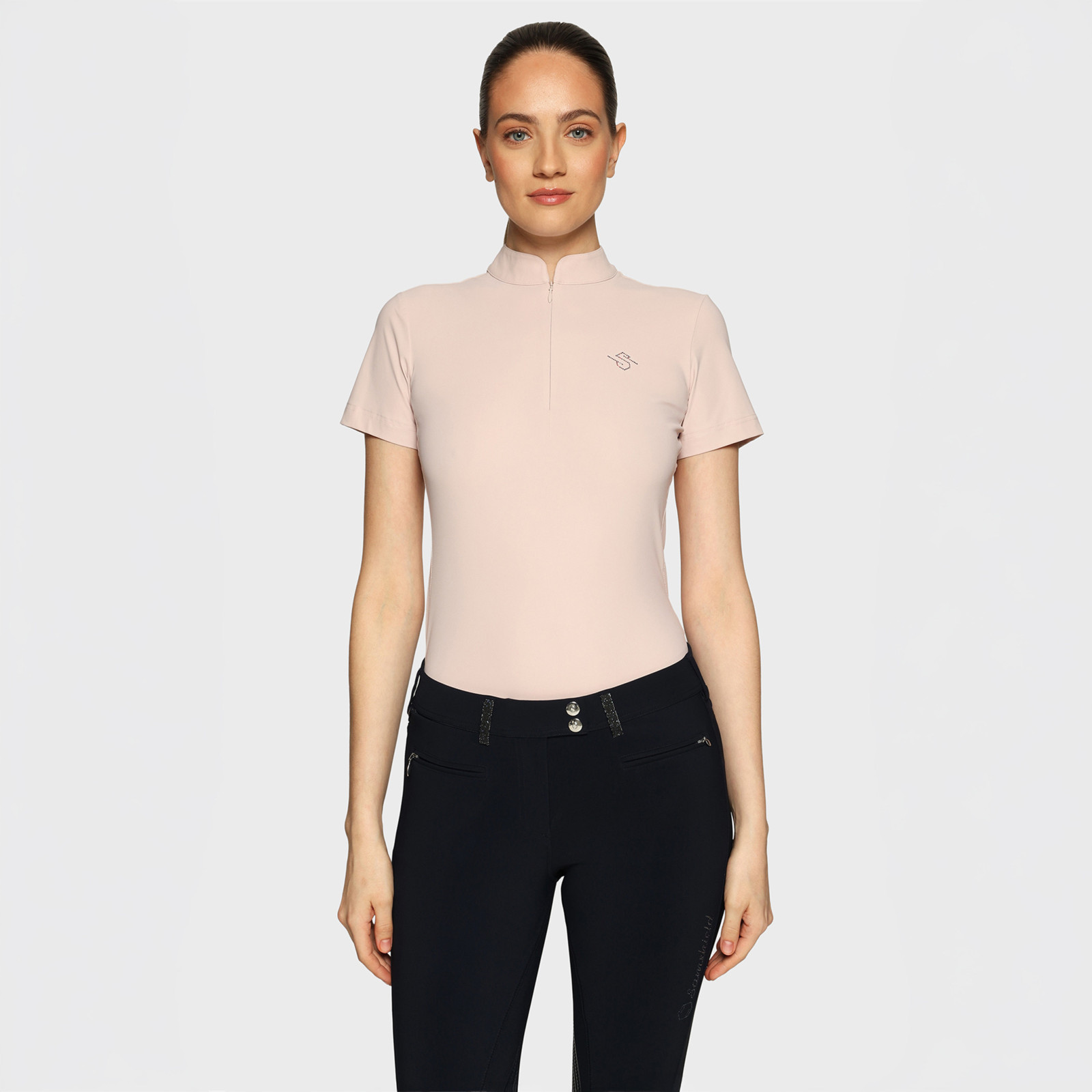 Samshield Womens Training Top Crystal Ferna - Powder Pink