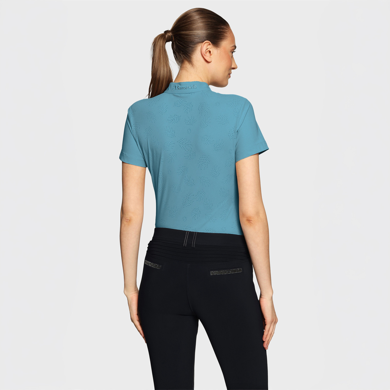 Samshield Womens Training Top Crystal Ferna - Neptune - Image 2