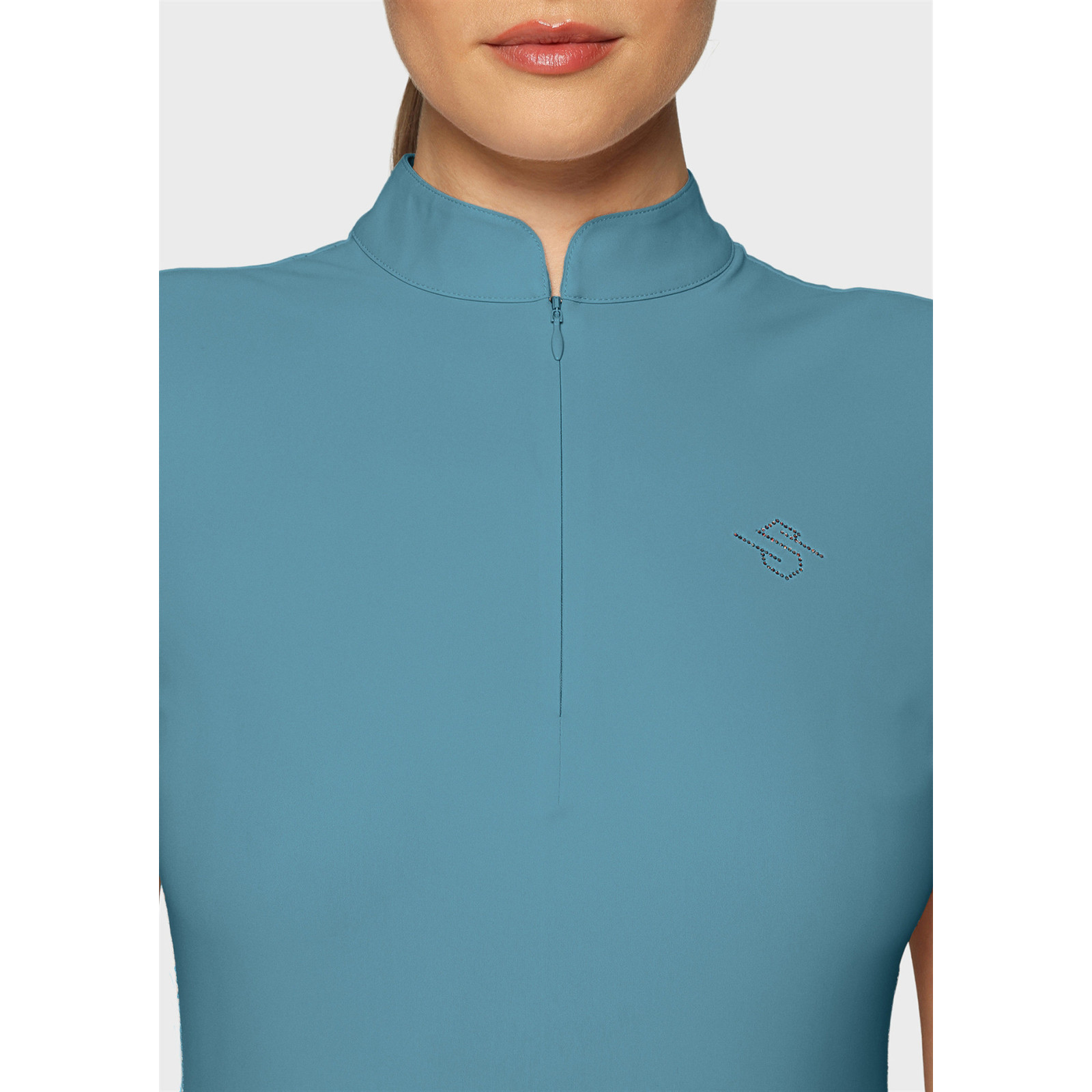 Samshield Womens Training Top Crystal Ferna - Neptune - Image 3