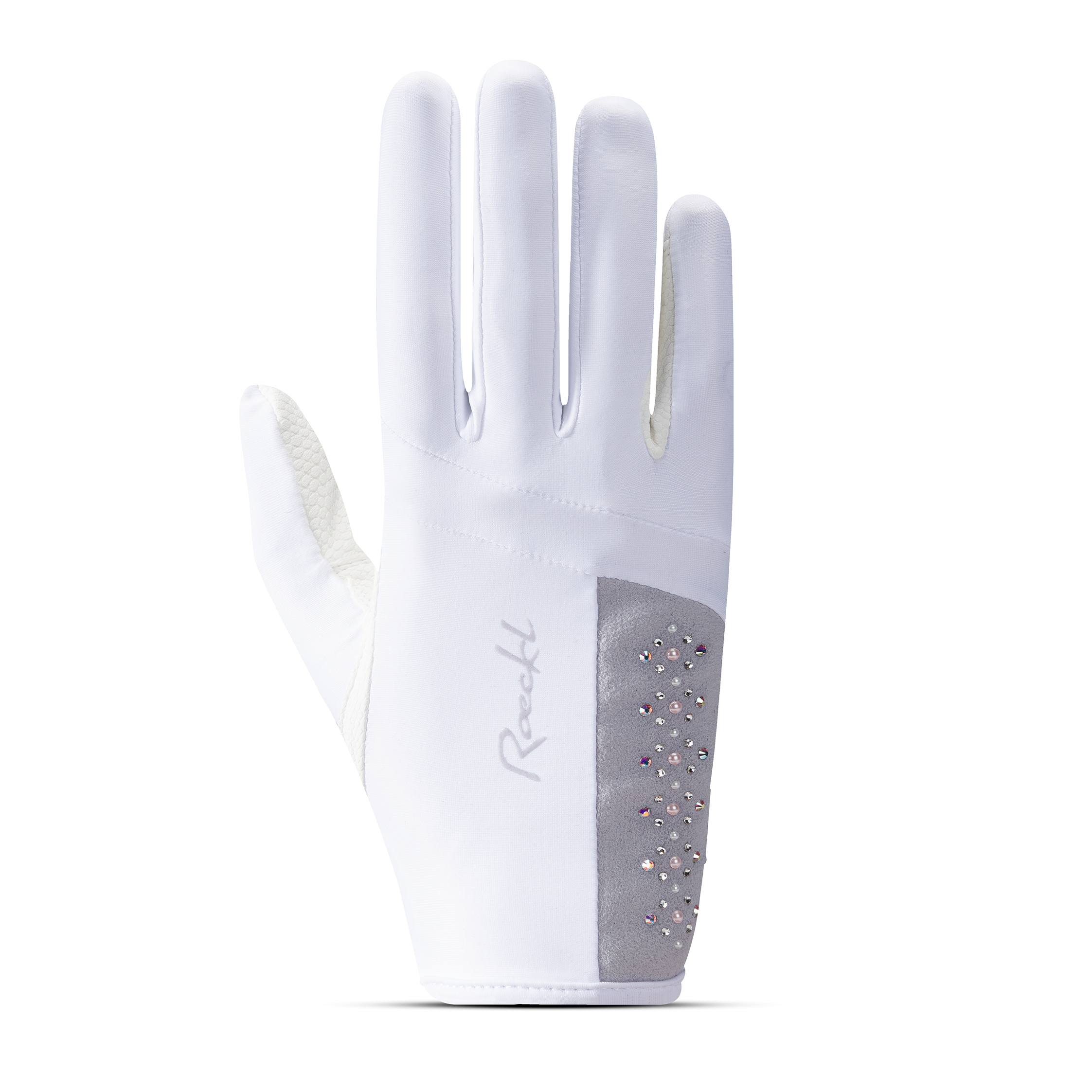 Roeckl Lillinoe Riding Gloves - White