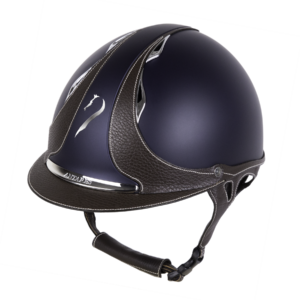 Antares Galaxy Riding Helmet - Navy/Brown