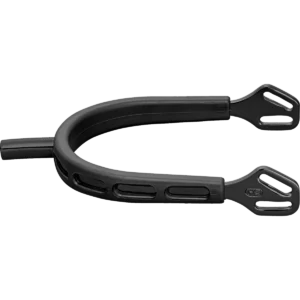 Sprenger Ultra Fit Extra Grip Spurs - 25mm Flat End - Black Series