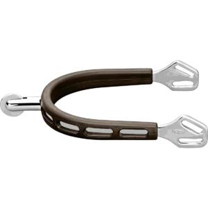 Sprenger Ultra Fit Brown Grip Spurs - 30mm Smooth Rowel