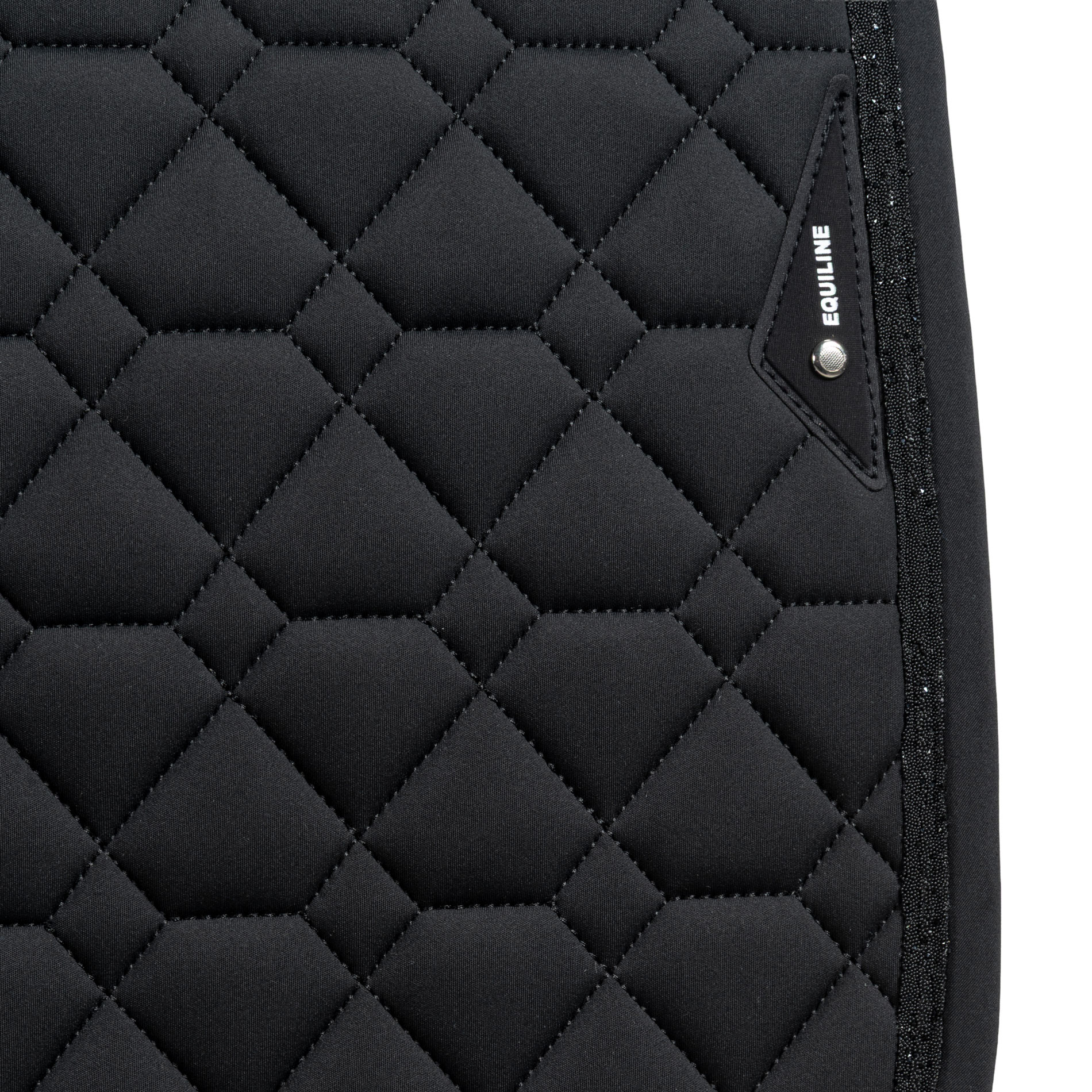 Equiline Tech Diamond Dressage Saddle Pad EqGemma - Black - Image 2