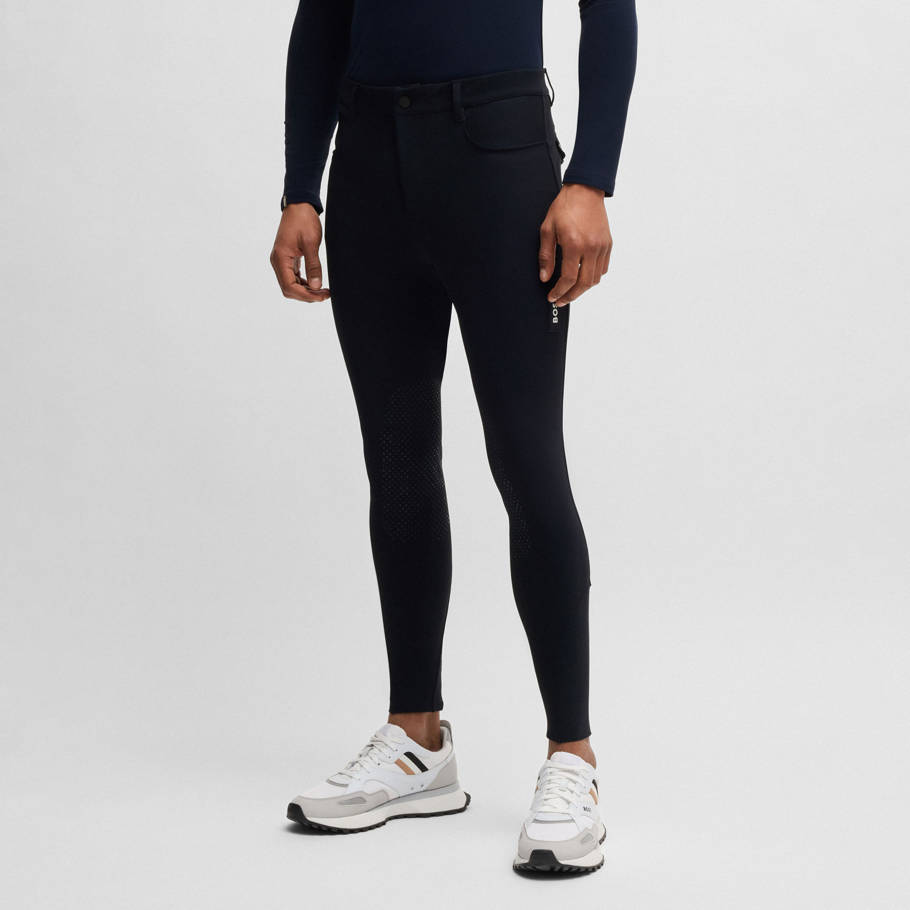 BOSS Mens Knee Grip Breeches James - Sky Captain