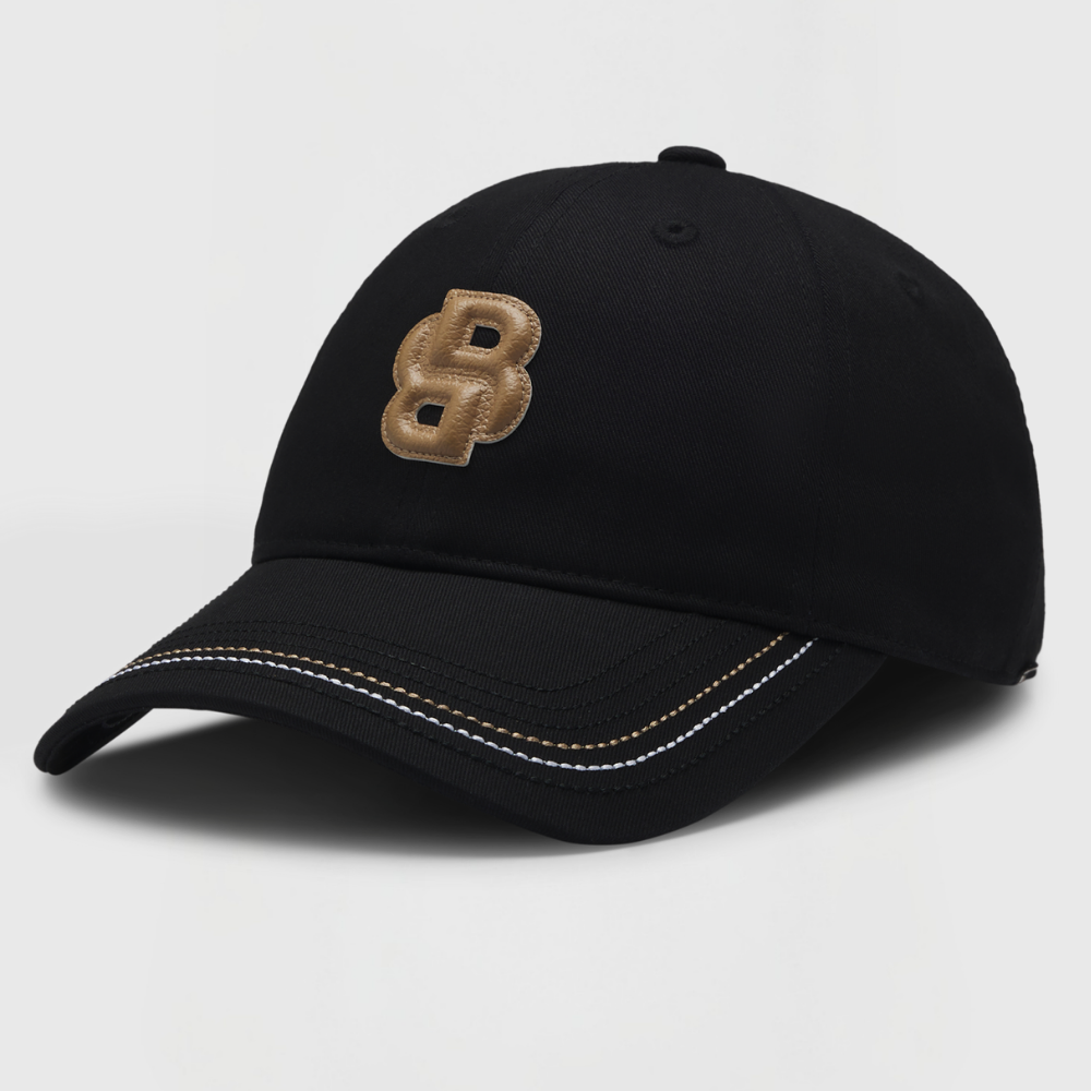 BOSS BB Logo Cotton Cap - Black