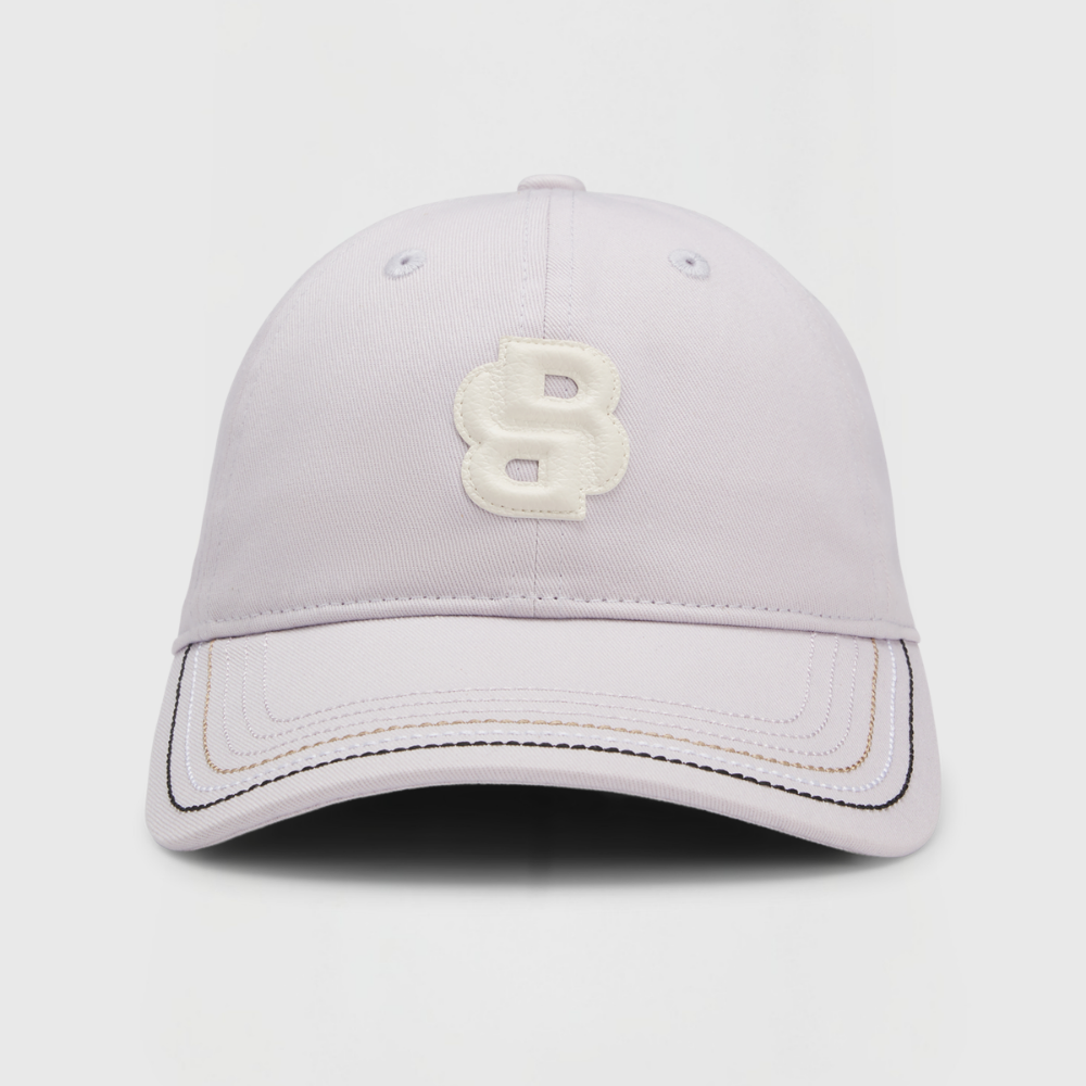 BOSS BB Logo Cotton Cap - Orchid - Image 2