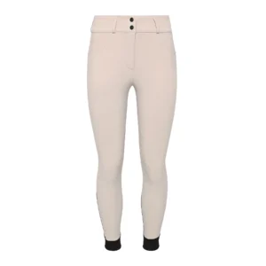 Trolle Womens Athletic High Waist Knee Grip Breeches - Sand