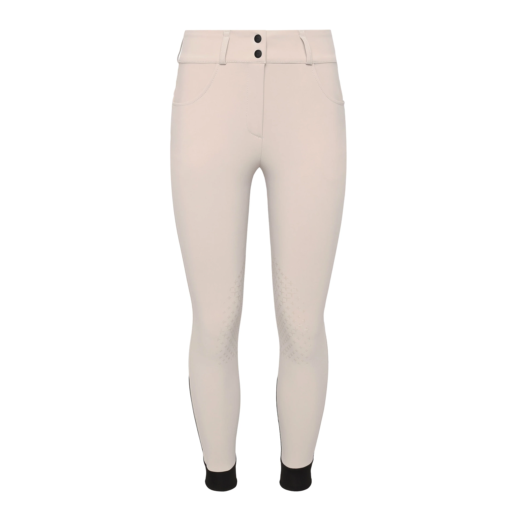 Trolle Womens Athletic High Waist Knee Grip Breeches - Sand