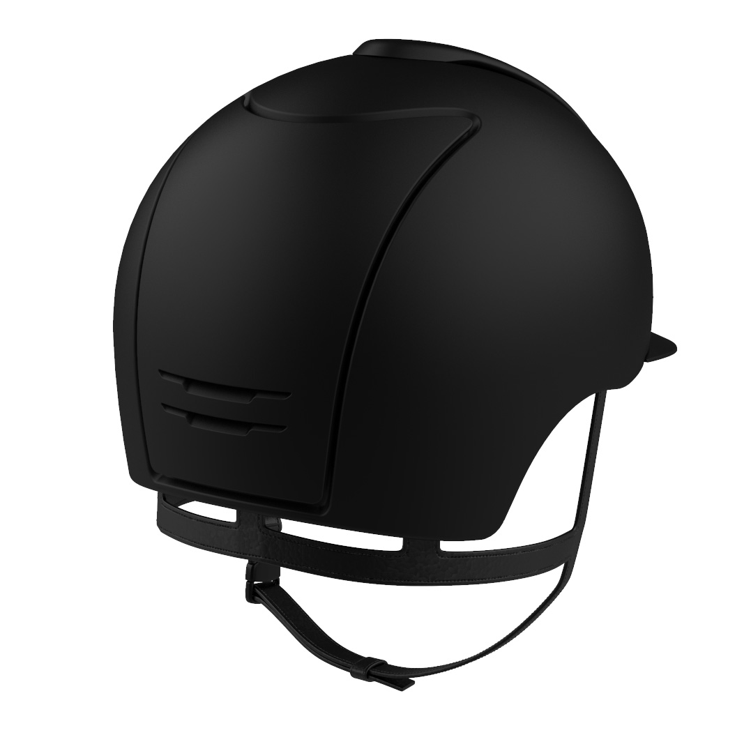 KEP Cromo 2.0 Matt Riding Helmet - Standard Peak - Black - Image 2