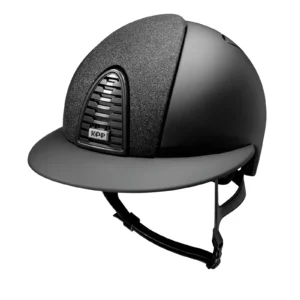 KEP Cromo 2.0 Matt Riding Helmet - Star Black - Polo Peak - Black
