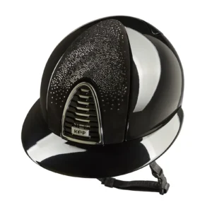 KEP Cromo 2.0 Polish Riding Helmet - Nebula Black - Polo Peak - Black