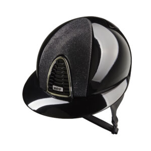 KEP Cromo 2.0 Shine Riding Helmet - Luminor Black - Polo Peak - Black
