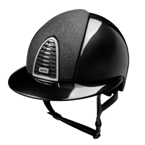 KEP Cromo 2.0 Shine Riding Helmet - Star Black - Polo Peak - Black