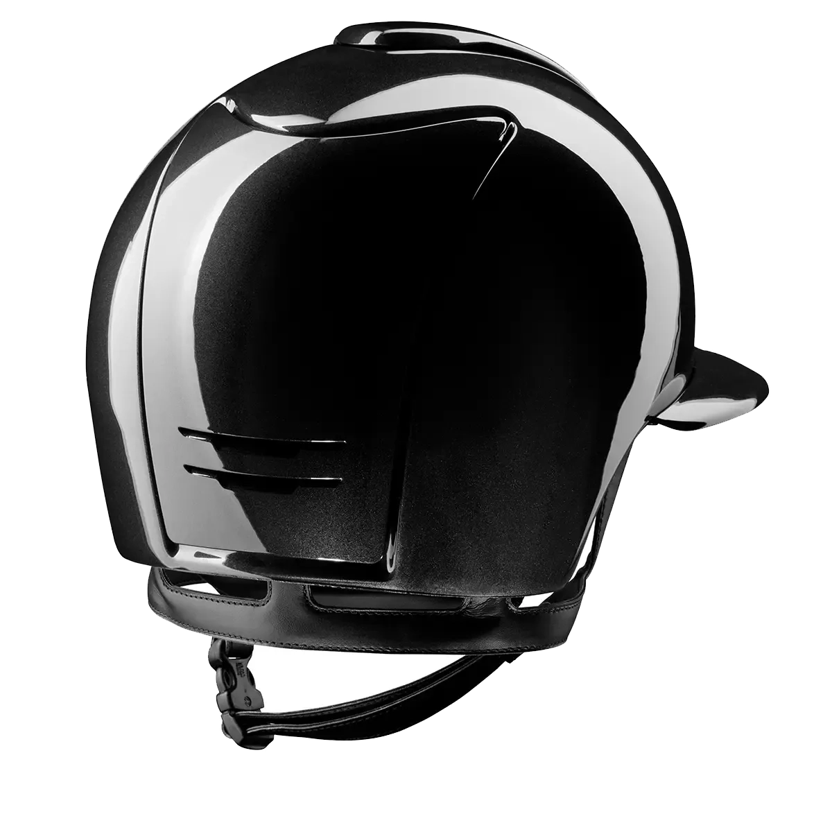 KEP Cromo 2.0 Shine Riding Helmet - Star Black - Polo Peak - Black - Image 2
