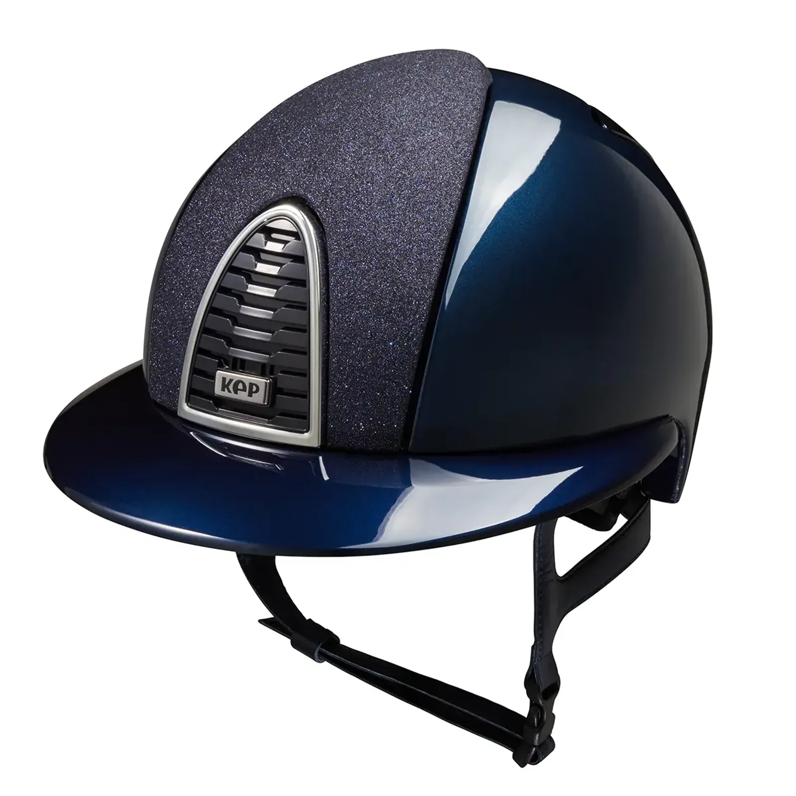 KEP Cromo 2.0 Shine Riding Helmet - Star Blue - Polo Peak - Navy