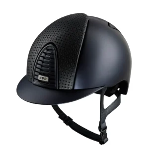 KEP Cromo 2.0 Textile Riding Helmet - Verona Blue - Standard Peak - Navy