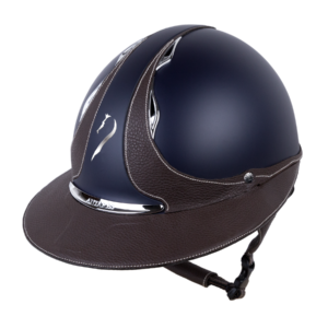 Antares Galaxy Eclipse Riding Helmet - Navy/Brown
