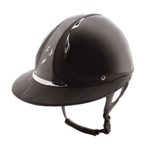 Antares Premium Eclipse Glossy Riding Helmet - Brown