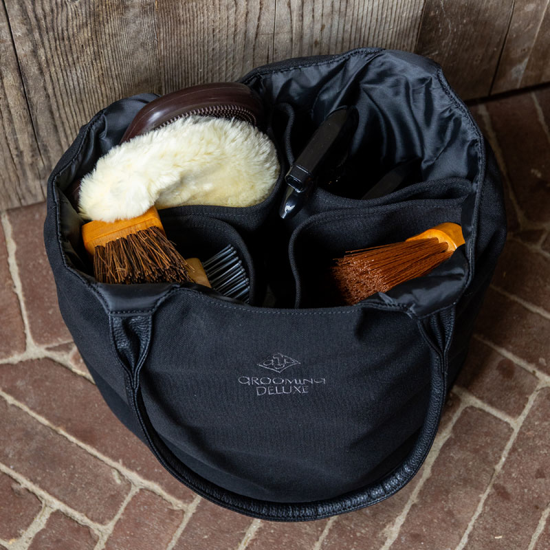 Grooming Deluxe Canvas Grooming Bag - Black - Image 2