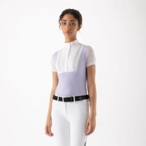 Equiline Womens Short Sleeve Competition Shirt EqGlio - Glicine