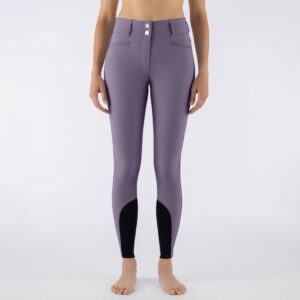 Equiline Womens High Waist Full Grip Breeches EqCrystalef - Aubergine