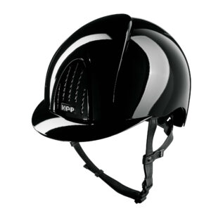 KEP Smart Nova Polish Riding Helmet - Standard Peak - Black
