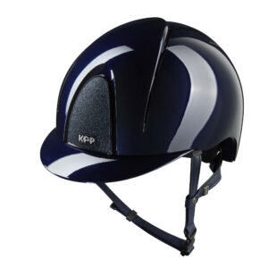 KEP Smart Nova Star Polish Riding Helmet - Standard Peak - Navy