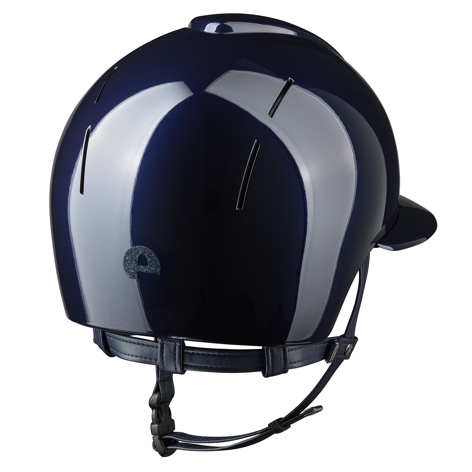 KEP Smart Nova Star Polish Riding Helmet - Polo Peak - Navy - Image 2