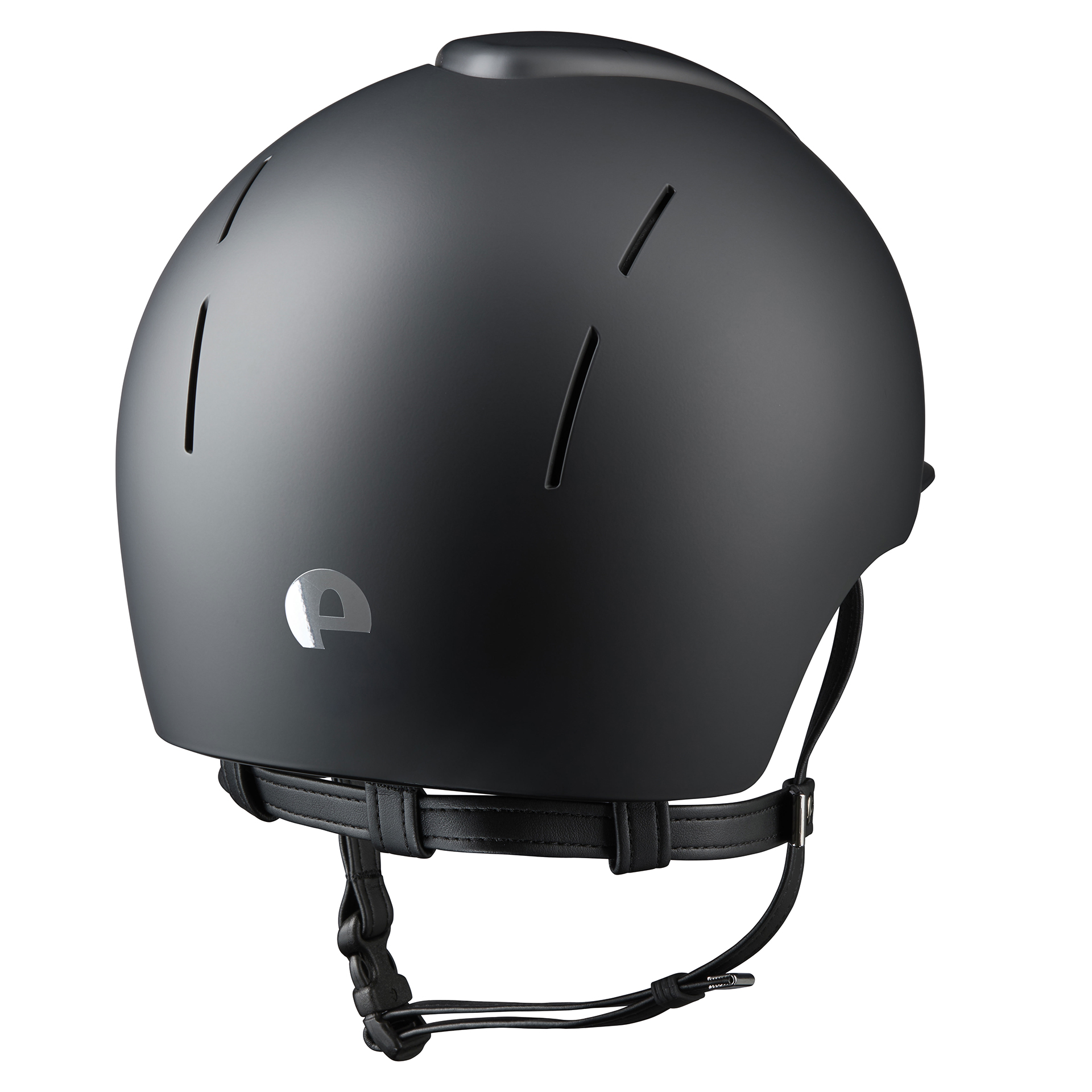 KEP Smart Nova Textile Riding Helmet - Standard Peak - Black - Image 2