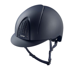 KEP Smart Nova Textile Riding Helmet - Standard Peak - Navy