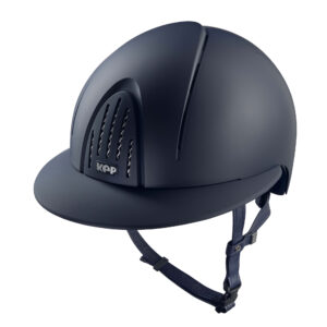 KEP Smart Nova Textile Riding Helmet - Polo Peak - Navy