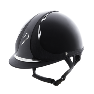 Antares Premium Glossy Riding Helmet - Grey
