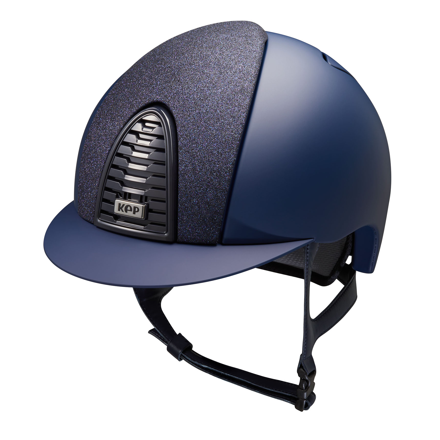 KEP Cromo 2.0 Matt Riding Helmet - Star Blue - Standard Peak - Navy