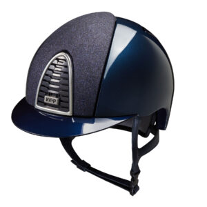 KEP Cromo 2.0 Shine Riding Helmet - Star Blue - Standard Peak - Navy
