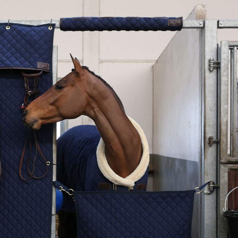 Kentucky Horsewear Stable Head Protector - Navy