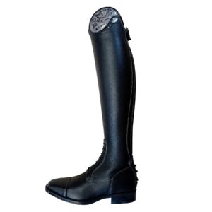 De Niro Salentino Quick Black Riding Boots - Ice Castoro Top