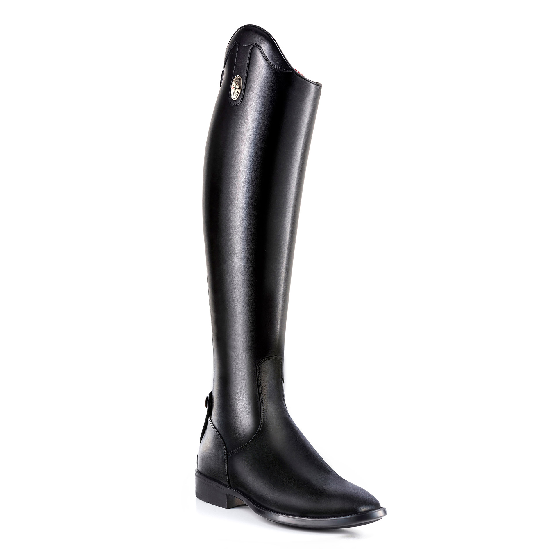 De Niro Apulia Unlaced Riding Boots - Black