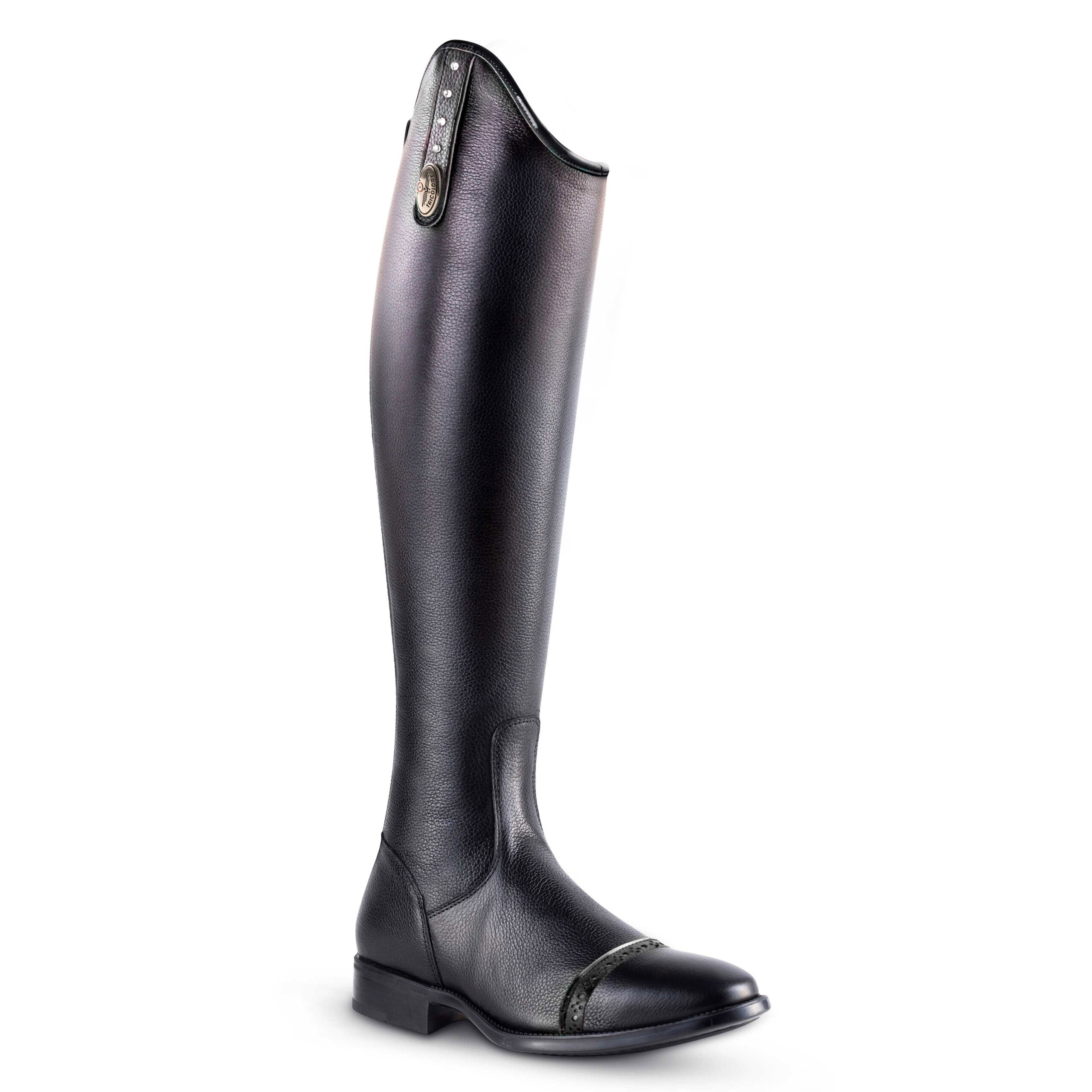 De Niro Giulietta Unlaced Riding Boots - Quick Black