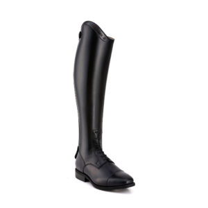 De Niro Italo Laced Riding Boots - Black
