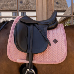 Kentucky Velvet Mini Pearls Dressage Saddle Pad - Old Rose