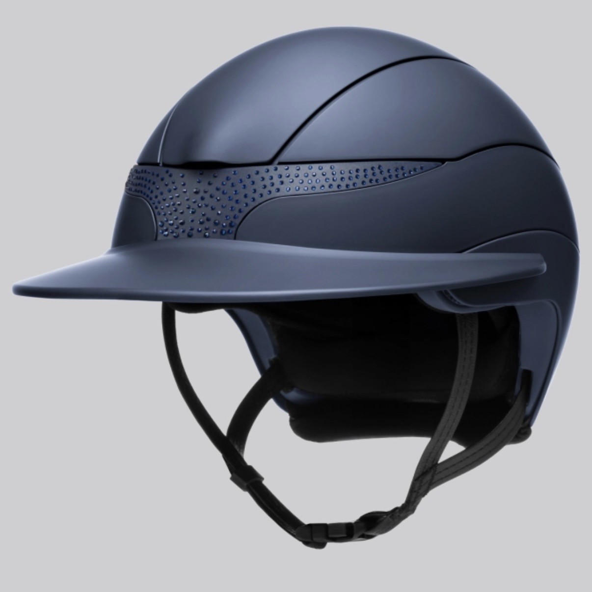 Equiline Xanto Sun Visor Riding Helmet with Strass - Image 4