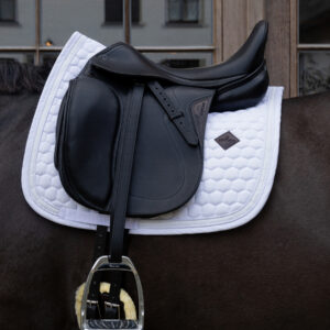 Kentucky Dressage Saddle Pad Glitter Band - White