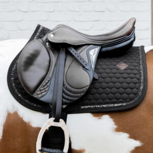 Kentucky Jumping Saddle Pad Glitter Band - Black