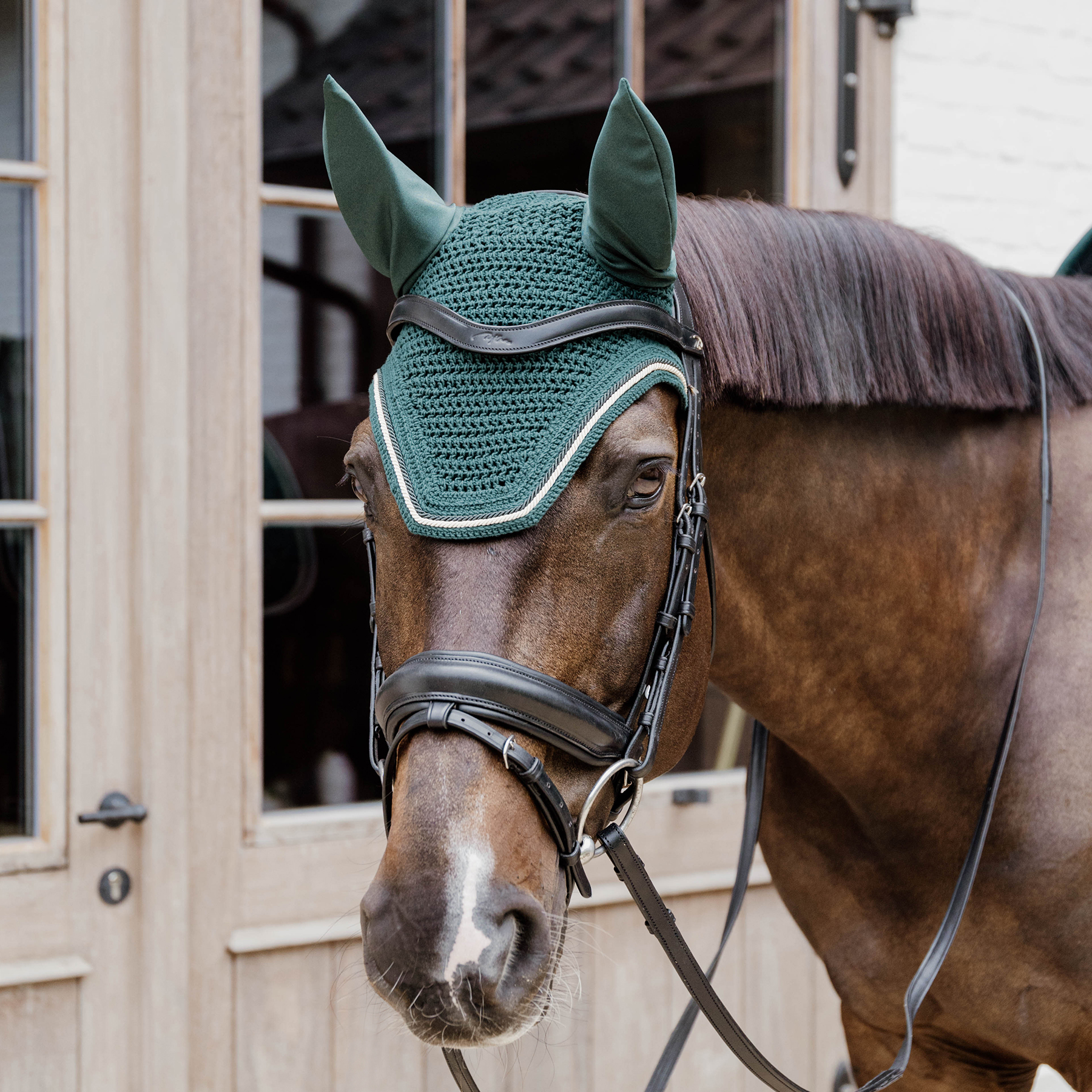 Kentucky Fly Veil Wellington Diamond Rope - Pine Green