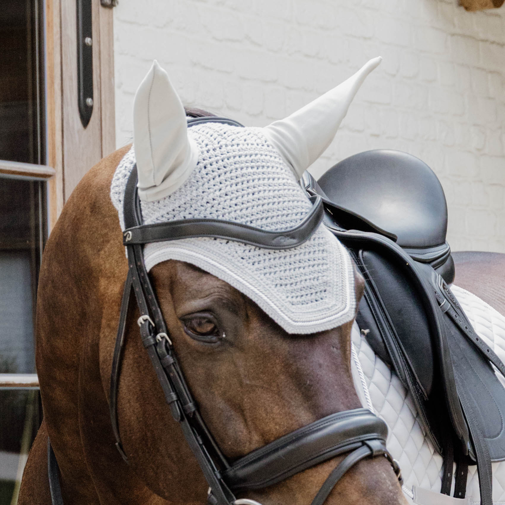 Kentucky Fly Veil Wellington Diamond Rope - Grey