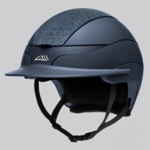 Equiline Xanto Standard Visor Riding Helmet with Swarovski Top and Logo