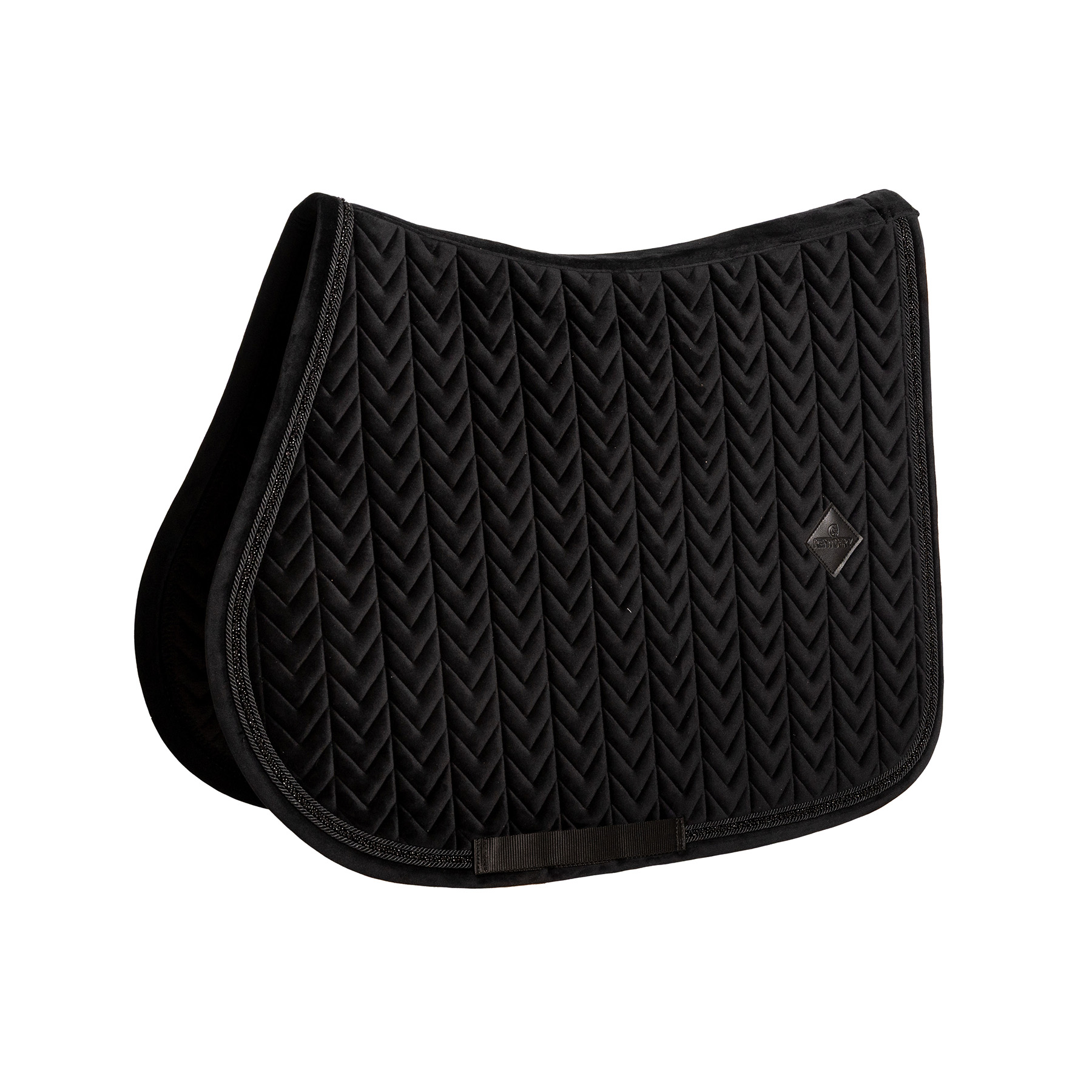 Kentucky Velvet Mini Pearls Jumping Saddle Pad - Black - Image 5