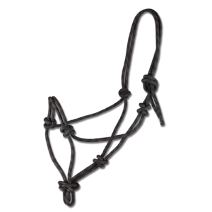 Waldhausen Knotted rope halter Black