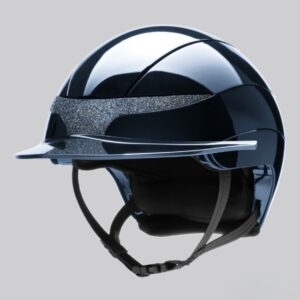 Equiline Xanto Standard Visor Riding Helmet with Swarovski Badge
